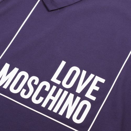 Mens Blue Logo Box II Reg S/s T Shirt 31653 by Love Moschino from Hurleys