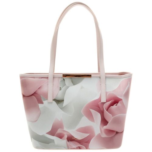 Womens Nude Pink Joanah Porcelain Rose Small Shopper Bag & Purse 63297 by Ted Baker from Hurleys
