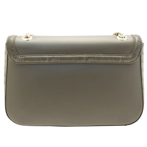 Womens Grey Exotic Heart Shoulder Bag 10397 by Love Moschino from Hurleys