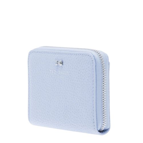 Womens Pale Blue Plie Small Zip Purse 25730 by Ted Baker from Hurleys