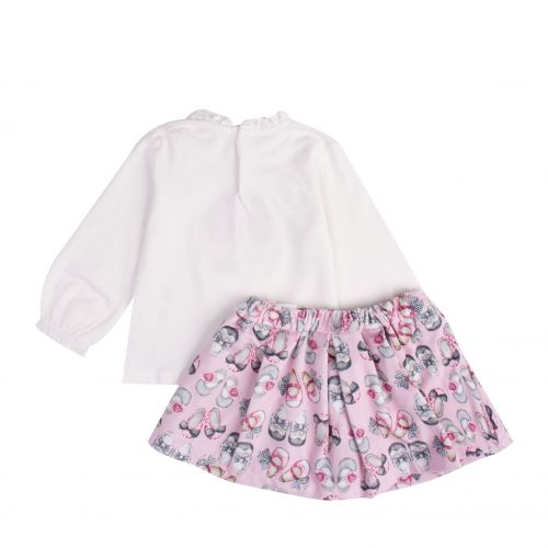 Infant Rose Shoes Top + Skirt Set 74912 by Mayoral from Hurleys
