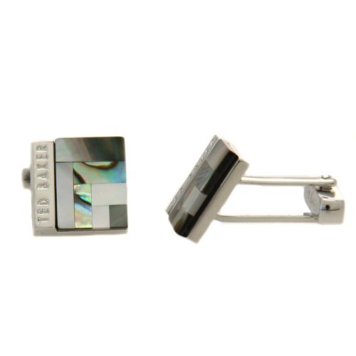 Mens Grey Burro Cufflinks 9814 by Ted Baker from Hurleys
