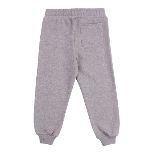 Boys Grey Silver Logo Tracksuit 95193 by Moschino from Hurleys