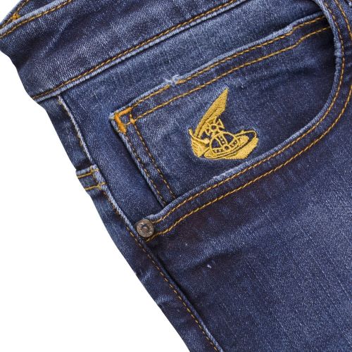 Anglomania Mens Blue Denim Skinny Fit Jeans 20706 by Vivienne Westwood from Hurleys