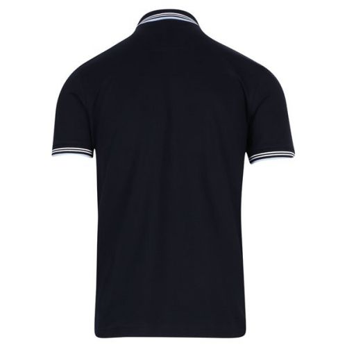 Athleisure Mens Dark Blue/Blue Paul Curved Slim S/s Polo Shirt 110593 by BOSS from Hurleys