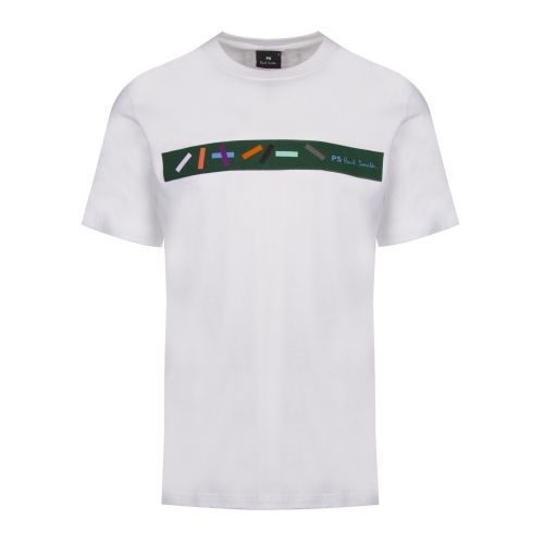 Mens White Blocks Logo Regular Fit S/s T Shirt 40900 by PS Paul Smith from Hurleys