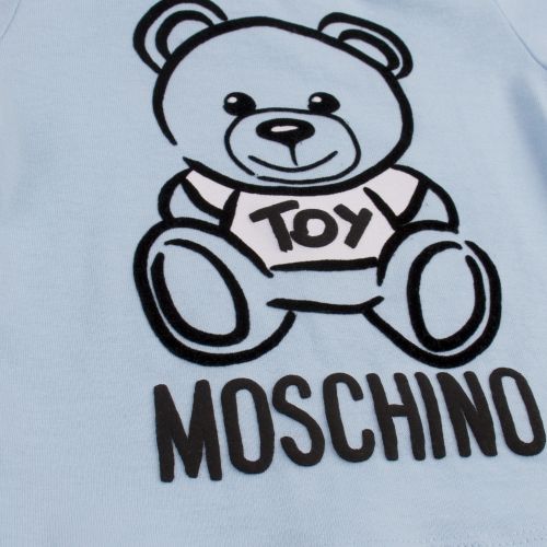 Baby Sky Blue Toy L/s T & Bottoms Set 47285 by Moschino from Hurleys