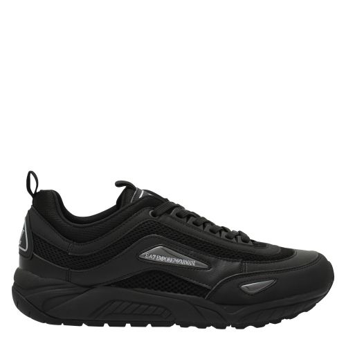 Mens Triple Black New Racer Trainers 57475 by EA7 from Hurleys