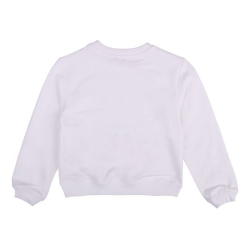 Girls White Toy Strawberry Sweat Top 101234 by Moschino from Hurleys