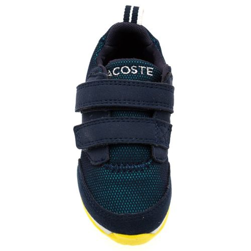 Infant Green & Navy L.ight Trainers (3-9) 62691 by Lacoste from Hurleys