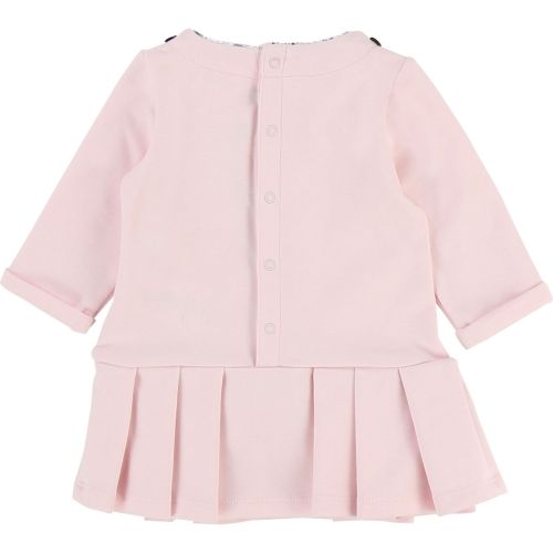 Baby Pink Branded Pleated Dress 28344 by BOSS from Hurleys