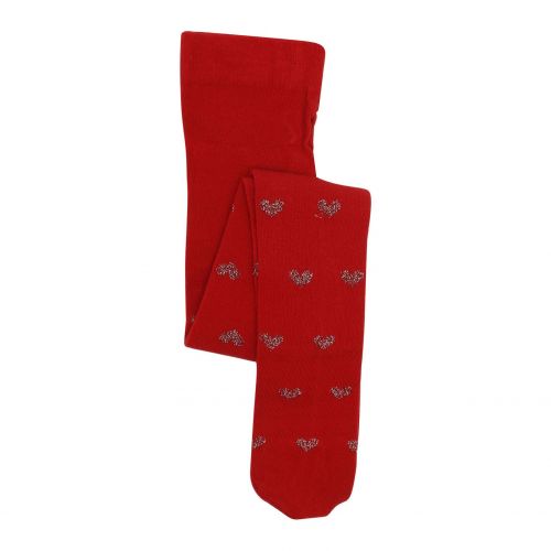 Girls Red Heart Print Tights 77034 by Mayoral from Hurleys