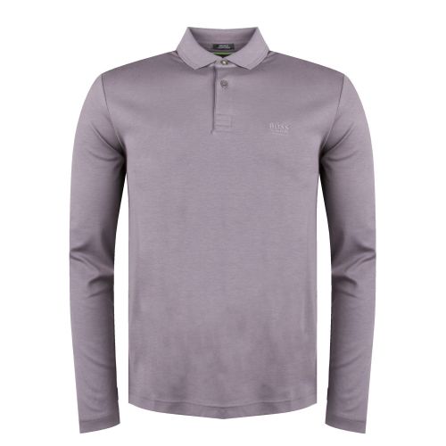 Athleisure Mens Grey Pirol L/s Polo Shirt 28127 by BOSS from Hurleys