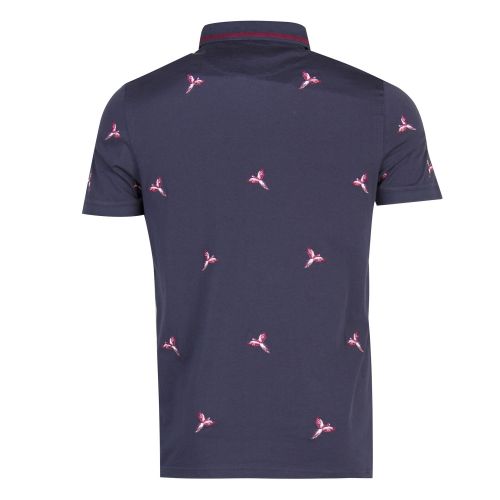 Mens Navy Hapnes Bird S/s Polo Shirt 29288 by Ted Baker from Hurleys