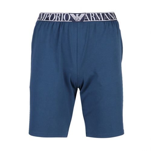 Mens White/Blue Endurance Top & Shorts Set 97736 by Emporio Armani Bodywear from Hurleys