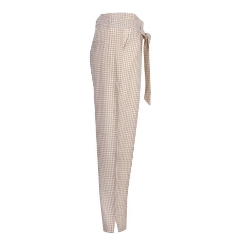 Womens Natural Vilaidas Check Trousers 87508 by Vila from Hurleys