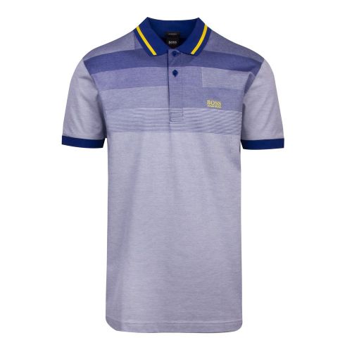 Athleisure Mens Bright Blue Paddy 4 Regular Fit S/s Polo Shirt 88899 by BOSS from Hurleys