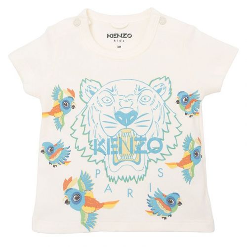 Baby Pale Blue Tiger T Shirt + Shorts Set 104889 by Kenzo from Hurleys