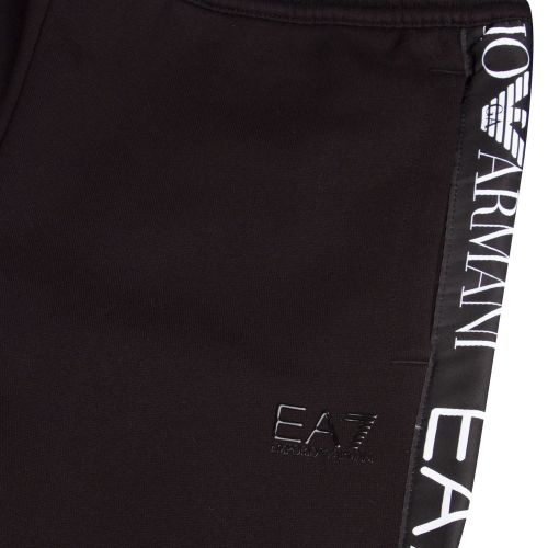 Mens Black Tape Sweat Pants 77457 by EA7 from Hurleys