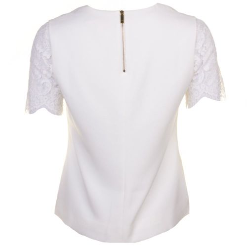 Womens Ecru Jessin Lace Sleeve Top 62003 by Ted Baker from Hurleys