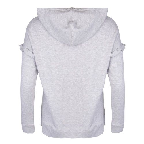 Casual Womens Light Grey Tafrill Hooded Sweat Top 26571 by BOSS from Hurleys