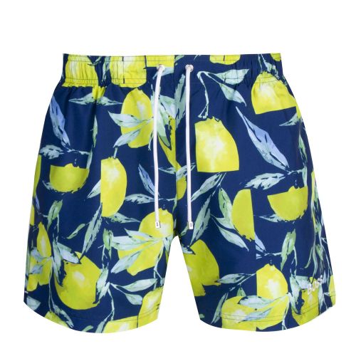 Mens Blue Lemon Shark Swim Shorts 74413 by BOSS from Hurleys