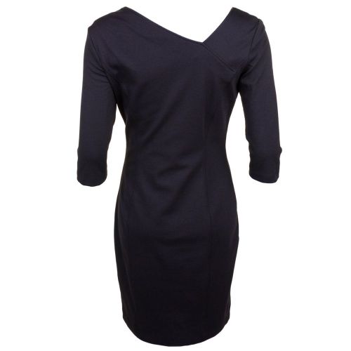 Womens Black Off Centre Zip Detail Dress 68017 by Versace Jeans from Hurleys