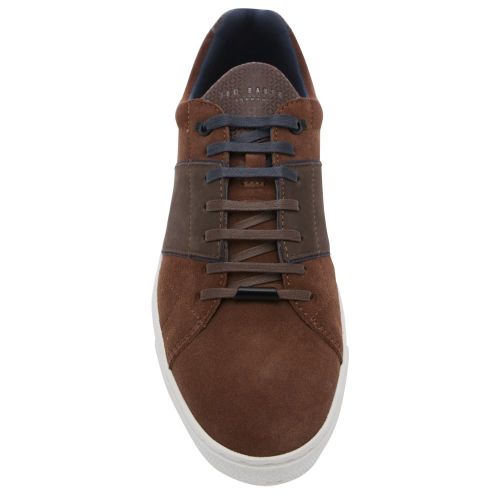 Mens Dark Tan Dannez Trainers 21723 by Ted Baker from Hurleys