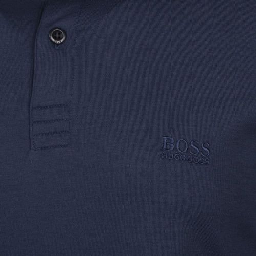 Athleisure Mens Navy Pirol L/s Polo Shirt 96442 by BOSS from Hurleys