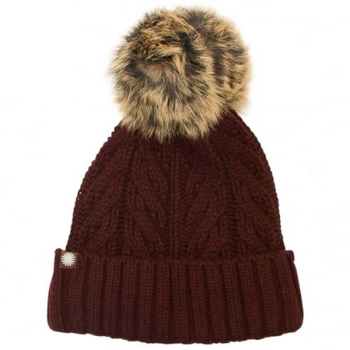 Womens Port Knitted Hat With Pom Pom 17512 by UGG from Hurleys