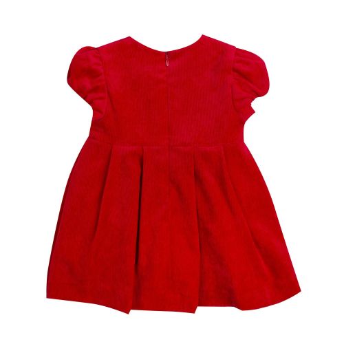 Infant Girls Red Velvet Bow Dress 74821 by Mayoral from Hurleys