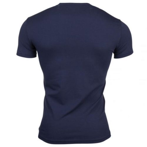 Mens Marine Chest Logo S/s T Shirt 15046 by Emporio Armani from Hurleys