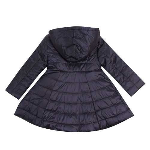 Girls Navy Quilted Hooded Coat 48435 by Mayoral from Hurleys