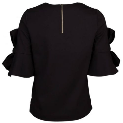 Womens Black Soaf Bow Sleeve Top 18372 by Ted Baker from Hurleys