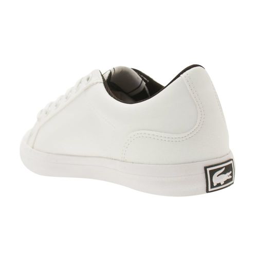 Boys White & Black Lerond Trainer 7343 by Lacoste from Hurleys