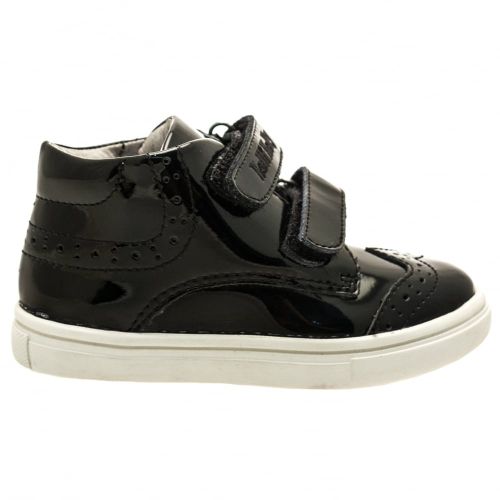 Baby Black Patent Silvia Brogue Trainers (21-26) 66472 by Lelli Kelly from Hurleys