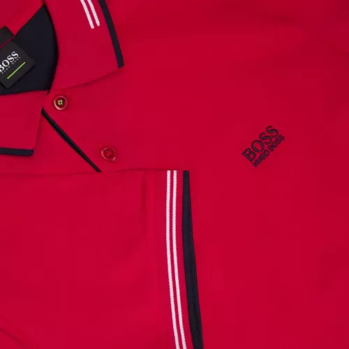 Athleisure Mens Bright Pink Paul Slim S/s Polo Shirt 22049 by BOSS from Hurleys