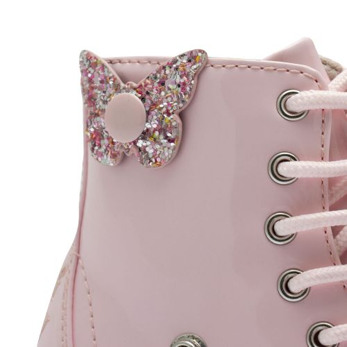 Girls Pink Patent Fairy Wings Boots (26-35) 78952 by Lelli Kelly from Hurleys