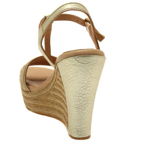 Womens Soft Gold Fitchie Metallic Wedges 39648 by UGG from Hurleys