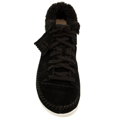Womens Black Suede Warm Lined Trigenic Flex 62869 by Clarks Originals from Hurleys