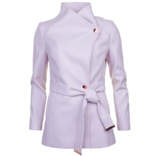 Womens Nude Pink Elethea Short Wrap Collar Coat 62102 by Ted Baker from Hurleys