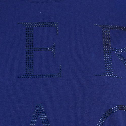 Womens Astral Blue Letter Studs S/s T Shirt 15360 by Versace Jeans from Hurleys
