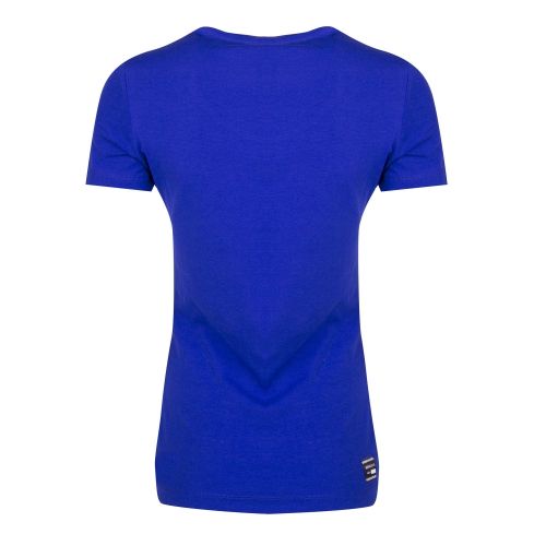 Womens Peacock Blue Jewel Logo S/s T Shirt 32518 by Versace Jeans from Hurleys