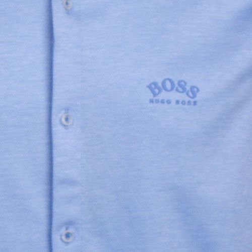 Athleisure Mens Blue Biadia_R S/s Shirt 95534 by BOSS from Hurleys
