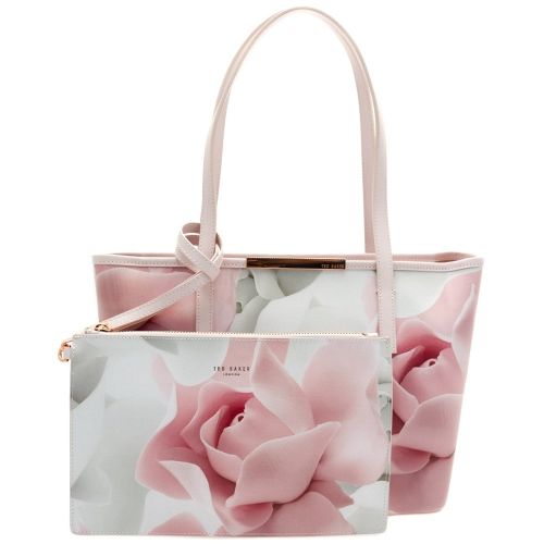 Womens Nude Pink Joanah Porcelain Rose Small Shopper Bag & Purse 63296 by Ted Baker from Hurleys