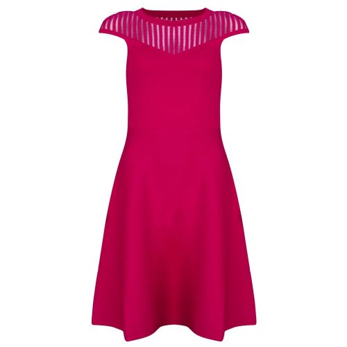 Womens Magenta Haze Rose Crepe Knits Skater Dress 21262 by French Connection from Hurleys