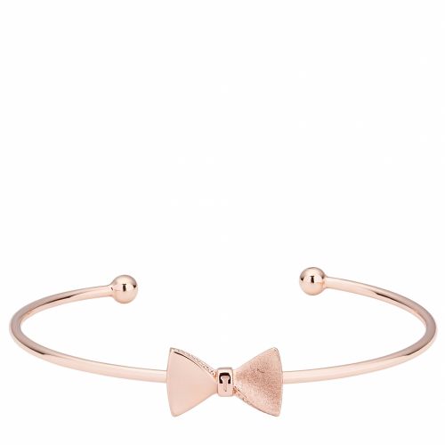 Womens Rose Gold Tarsha Tux Bow Ultra Fine Cuff 40603 by Ted Baker from Hurleys