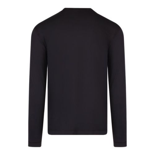 BOSS T Shirt Mens Black Tokkslong Garment Dye L/s | Hurleys