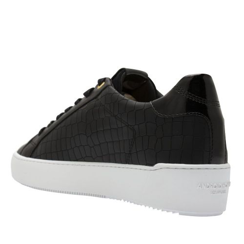Mens Black Zuma Caiman Croc Trainers 89602 by Android Homme from Hurleys
