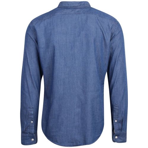 Mens Rinse Sunset Slim Fit Chambray L/s Shirt 76734 by Levi's from Hurleys